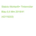 Stabilo Worker+ Tintenroller Orange 0,5 Mm, Schreibfarbe: Blau, 1 St. 2018/41 (4
