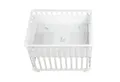 roba® Laufgitter 100 x 75 cm, inkl. Schutzeinlage, Nestchen & Rollen
