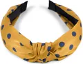 styleBREAKER Haarband, 1-tlg., Haarreif gepunktet mit Knoten Rockabilly