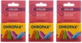 Ohropax Color farbige Ohrstöpsel, 3er Pack (3 x 8 Stück) - B-Ware