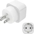 HAMA Reiseadapter USA, Kanada, Karibik, Japan und Ostasien Typ B, 3-polig, weiß