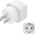 Hama Reiseadapter Typ B, 3-polig, für USA, Kanada, Karibik, Japan und Ostasien (00223438)