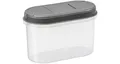 plast team Trockenvorratsdose Margerit 1,1 Liter grau transparent