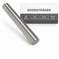 K-Möbel Bodenträger, Silber, Metall, Zylindrisch, 0.5x1x0.3 cm, Freizeit, Heimwerken, Werkzeugzubehör