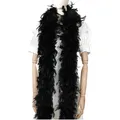 Federboa 60g, Unisex, Schwarz, Party, Weihnachten, Kostüme, 1.83m