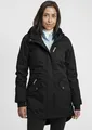OXMO OXBella Damen Parka Übergangsmantel Lange Jacke mit Kapuze Pattentaschen Regular fit