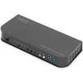 Digitus KVM-Switch, 2-Port, 4K60Hz, 2 x DP in, 1 x DP/HDMI out (DS-12850)