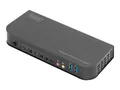 Digitus KVM-Switch 2-Port 4K60Hz schwarz