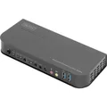 Digitus DS-12850 2+2 Port KVM-Umschalter DisplayPort®, HDMI Fernbedienung, Ta...