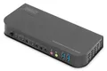 DIGITUS KVM-Switch DisplayPort – 2-Port Single-Display – 2 PC 1 Monitor – 1x Mau
