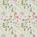 Bricoflor Wildblumen Tapete Bunt Creme Ideal für Wohnzimmer und Schlafzimmer Vlies Blumentapete Bunt im Landhausstil