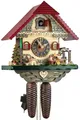 Hönes -Kuckucksuhr Haus mit rotem Dach Biertrinker 32cm- 8264, Kuckucksuhr Origi