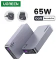 UGREEN Nexode Pro Ladeadapter 65W USB-C Buchse, USB-C Buchse, USB-A Buchse Grau Innenbereich