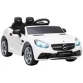 AIYAPLAY 12 V Kinder Elektroauto, Kinderfahrzeug, Kinderauto mit LED, Weiß - Weiß