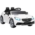Aiyaplay Kinder Elektroauto 12v Kinderauto Mit 2,4 G Fernbedienung, 2 Motor, Kinderfahrzeug Mit Led-scheinwerfern, Hupe, Musik, Sicherheitsgurt, Elektrofahrzeug Für Kinder Ab 3 Jahren, Weiß