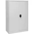 Proregal Aktenschrank, Grau, Metall, 90x140x40 cm, Arbeitszimmer, Aktenschränke