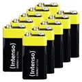 Intenso Intenso 7501451MP 9 V Block-Batterie Alkali-Mangan 560 mAh 9 V 10 St. Batterie, (9.00 V)