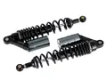 Set: Tuning-Federbeine 360mm, mit externen Ausgleichsbehälter, Schwarz / Titan -