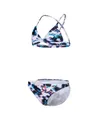 Arena Mädchen Badeanzug Tie and Dye Triangel Bikini Set Schwarz/Multi 128cm