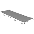 Campingbett 180x60x19 cm Oxford-Gewebe und Stahl Grau