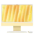 Apple iMac Gelb CZ1EK-01200000 - 61cm24'' M4 10-Core CPU, 10-Core GPU, 24GB RAM, 1TB SSD, Standardglas, Magic Keyboard TID Apple M4 Chip M4-10 / 24 GB RAM | 1000 GB / Apple 10 Core GPU ( ) / All-in-One PC ( AIO ) 59,69 cm (24") 4,5K Retina Display (4480 x 2520) / WiFi 6E (802.11ax) | Bluetooth 5.3 | 1080p Webcam / USB 4.0 4x | USB 3.2 - 5Gb/s / macOS