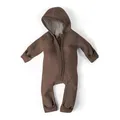 Ehrenkind® WALKOVERALL | Baby Wollwalk-Overalls aus Natur Schurwolle mit Reißverschluss | Walk Wolle Woll-Anzug für Kleinkind und Baby | Taupe Gr. 74/80