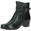 Caprice CAP Airmotion aus Leder Blockabsatz 9-25300-45 Stiefelette CAP Airmotion schwarz 36 EU