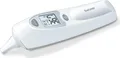 Beurer FT 58 Infrarot-Ohrthermometer | Fieberalarm | 10 Speicherplätze | Messung im Ohr & Oberfläche | weiß
