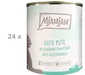 MjAMjAM Gute Pute an gedämpftem Kürbis Katzenfutter (€5,78/kg) lecker 24 x 800 g