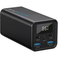 XLayer Powerbank 219771 Power Bar, 20000mAh, 2x USB-A und 2x USB-C, Ladeleistung 65 Watt