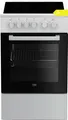Beko Elektroherd Standherd 50cm Glaskeramik Weiß 60L A FSS57000GW