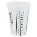 Messbecher für kleine Mengen, Mit Innenkegel, 250 ml, Mario, Transparent/Schwarz