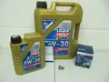 Bosch Ölwechselsatz und 6Ltr. LIQUI MOLY 5W30LL Motoröl VW Multivan und T5
