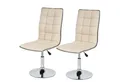 MCW Esszimmerstuhl MCW-C41-2 (Set, 2 St), 2er-Set, Stufenlos höhenverstellbare Gasdruckfeder, Abgerundete Ecken