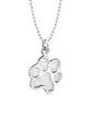Elli Kette mit Anhänger Pfote 925 Sterling Silber, Hund