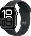 Apple Watch Series 10 GPS + Cellular 42mm Aluminiumgehäuse Sport Band Schwarz S/M