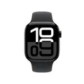 Apple Watch Series 10 LTE 42mm Diamantschwarz Aluminiumgehäuse mit schwarzem ...