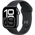 Apple Watch Series 10 GPS + Cellular 42 mm Aluminiumgehäuse Sport Band Schwar...