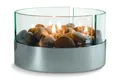 PHILIPPI Dekokamin, Stahl, verchromt, Glas, Flusssteine