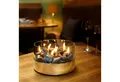 PHILIPPI Tischfeuer Philippi Burn Tischkamin Tischfeuer silber aus Stahl und Glas
