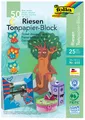 folia Riesen Tonpapierblock (B)240 x (H)340 mm 130 g/qm 50 Blatt