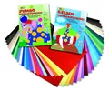 Glorex Tonzeichenpapierblock 130g/m² sortiert 24 x 34 cm 50 Blatt  Tonpapier &