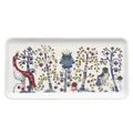 Iittala Taika Rechteckiger Teller in Weiß – aus Porzellan, Maße: Länge 24,3 cm, Breite 12,2 cm, Höhe 1,9 cm, 1070930