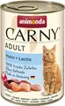 animonda Carny Adult Huhn & Lachs 6x400g Katzennassfutter ohne Getreide Zucker