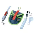 HABA Terra Kids Forschertasche – Ausrüstung mit Taschenmesser, Lupe, Kompass & LED-Leuchte, ab 6 Jahren, für draußen & unterwegs – 1300319001