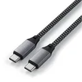 Satechi Type-C to Type-C Short Cable 25 cm space gray ST-TCC10M