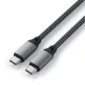 Satechi USB-C Kabel USB 2.0 USB-C Stecker 0.25m Anthrazit ST-TCC10M