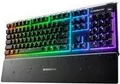 SteelSeries Apex 3 - Tastatur - mit Multimedia-Rad - Hintergrundbeleuchtung - USB - Deutsch - Tastenschalter: Whisper Quiet Gaming Switch