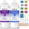 Epoxidharz transparent 500 ml Set für Holz Kunstbeschichtung Restauration