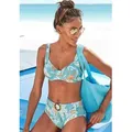 Sunseeker Bügel-Bikini-Top Suva, mit breiten Trägern blau 36